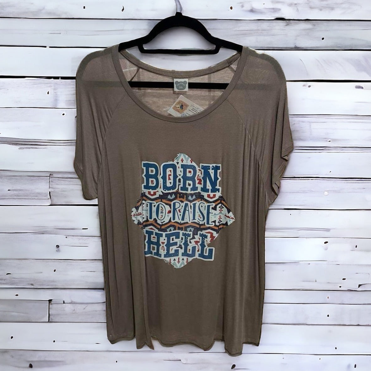 Curvy Born To Raise Tee