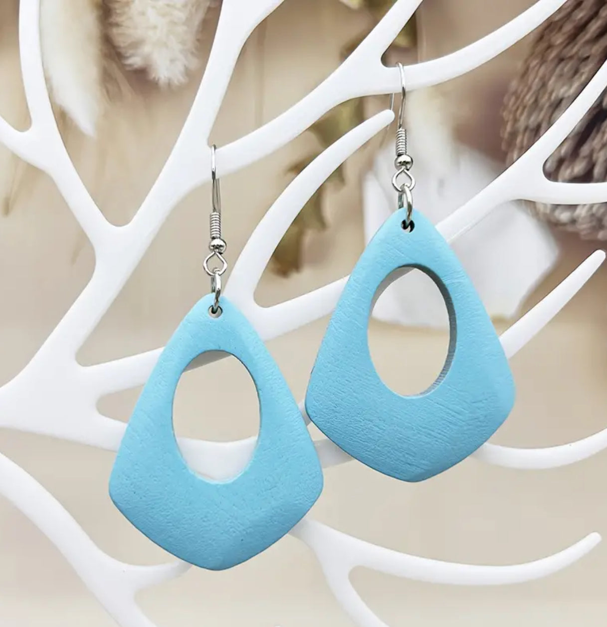 Boho Wooden Earrings