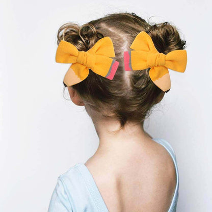 Pencil Knit Hair Bow