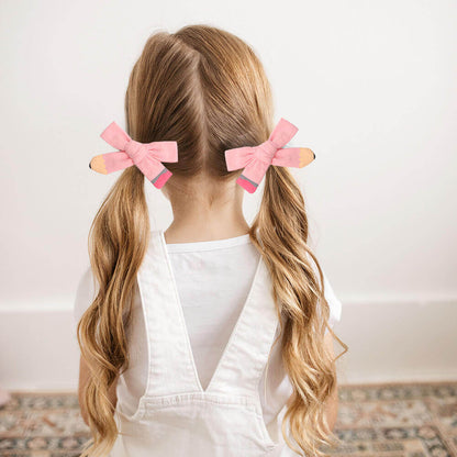 Pencil Knit Hair Bow