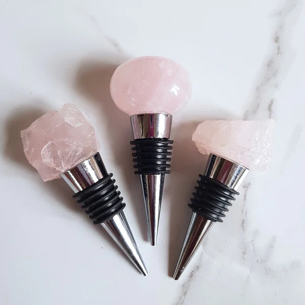 Rose Quartz Wine Stopper