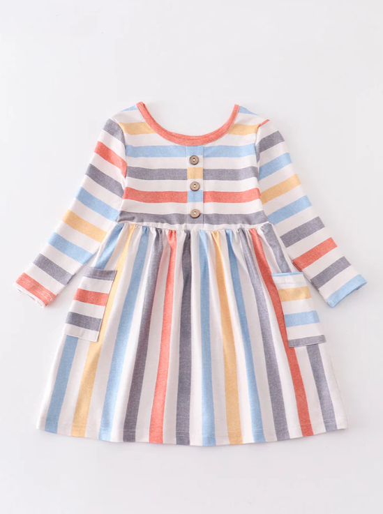 Striped Pocket Dress