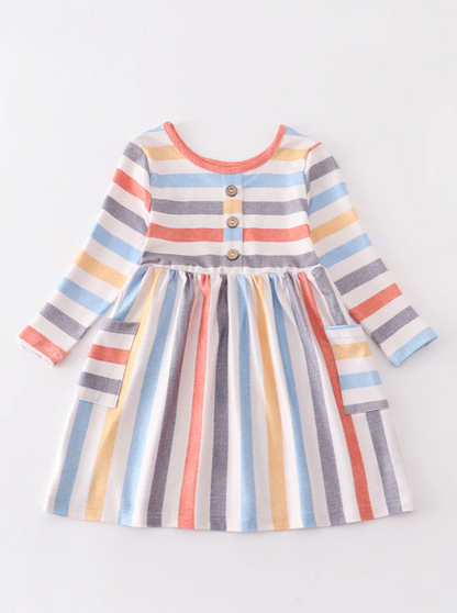 Striped Pocket Dress