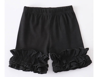 Girls Ruffle Hem Shorts