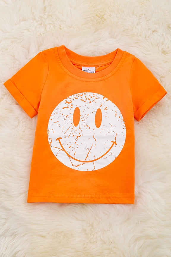 Orange Smiley Tee