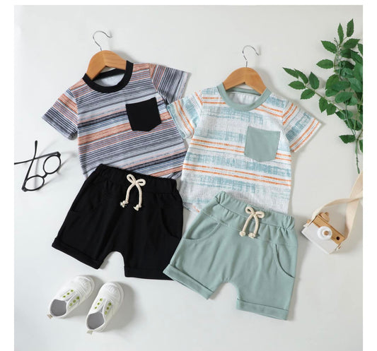 Stripes Boy Set