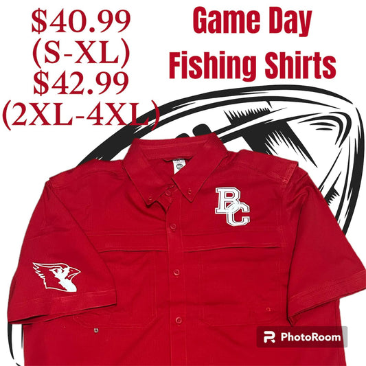 Game Day Fishing Shirt (Red)