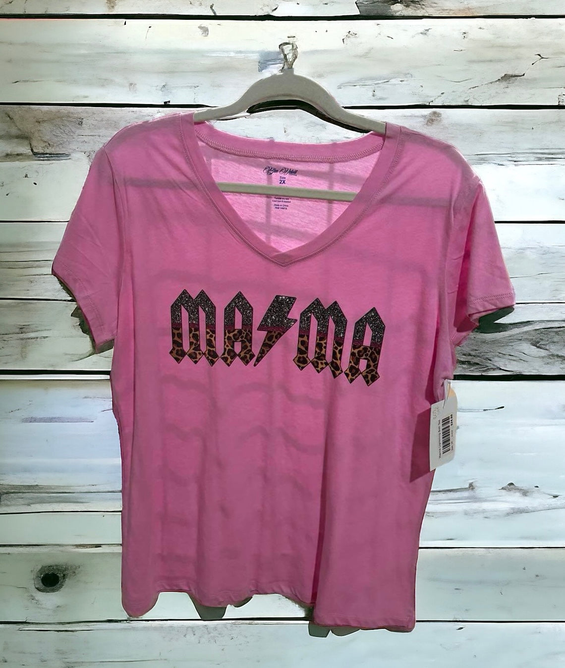 Curvy Mama Lightning Bolt Tee