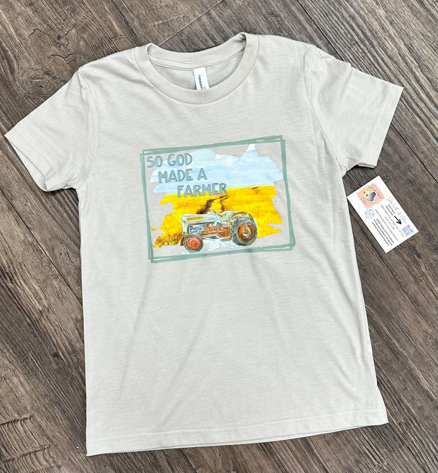 God Made A Farmer Tee