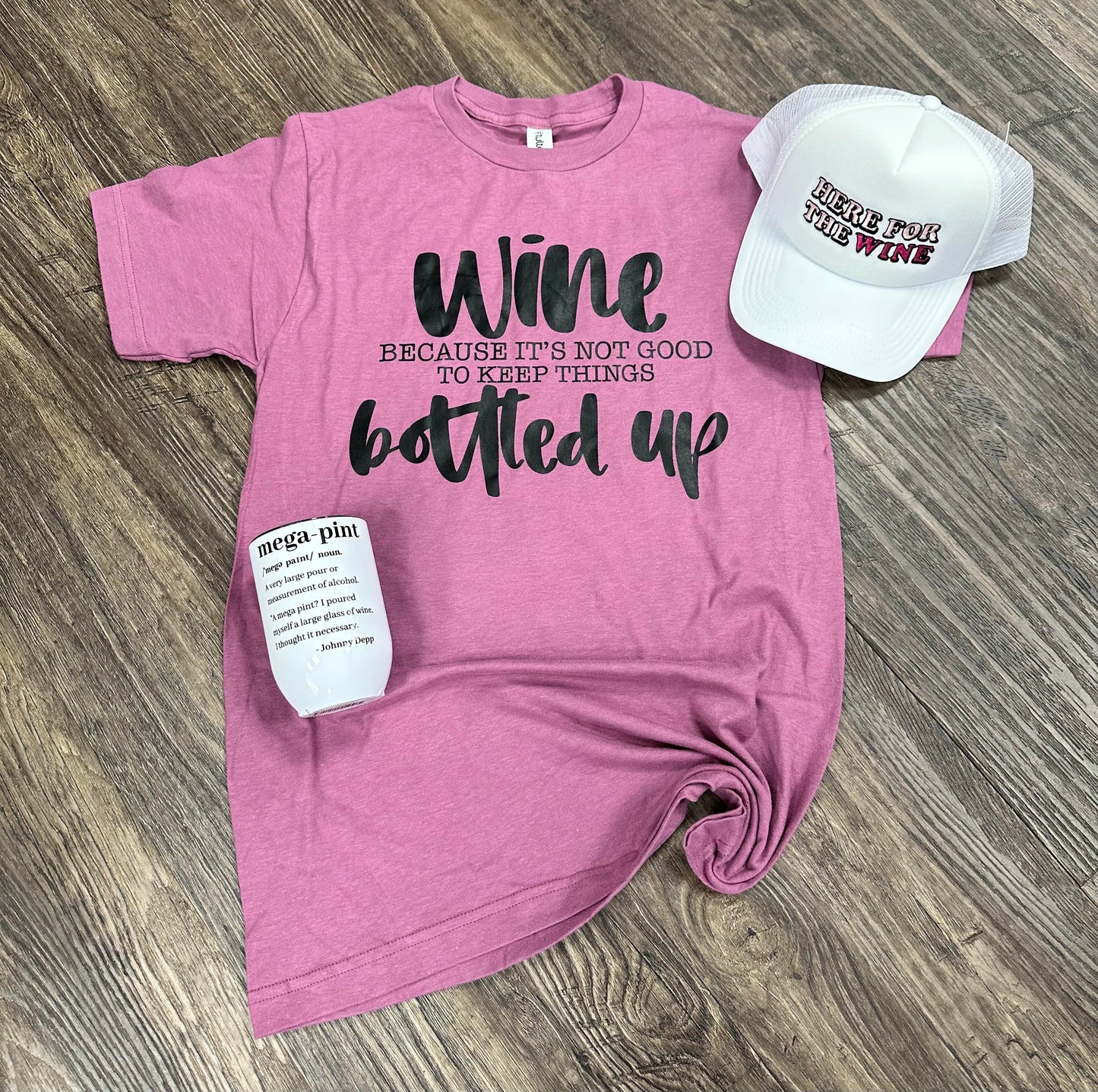 Wine & Bottle Up Tee