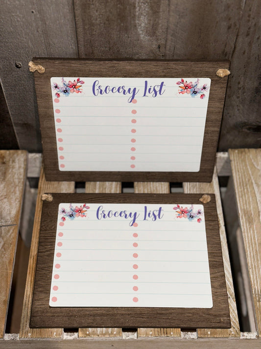 Grocery List Hangers