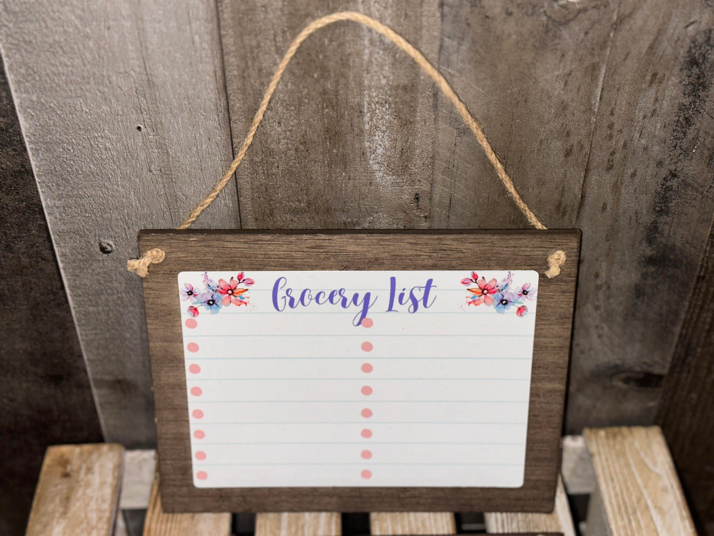 Grocery List Hangers