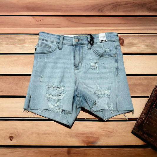 Judy Blues Cut-Off Distressed Shorts