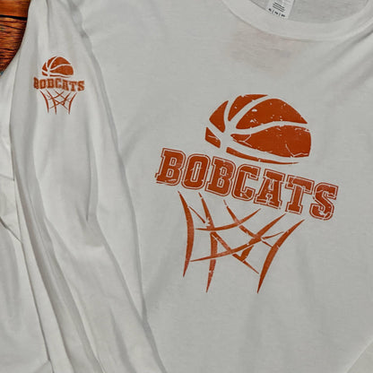 Bobcats Basketball Long Sleeve Tee