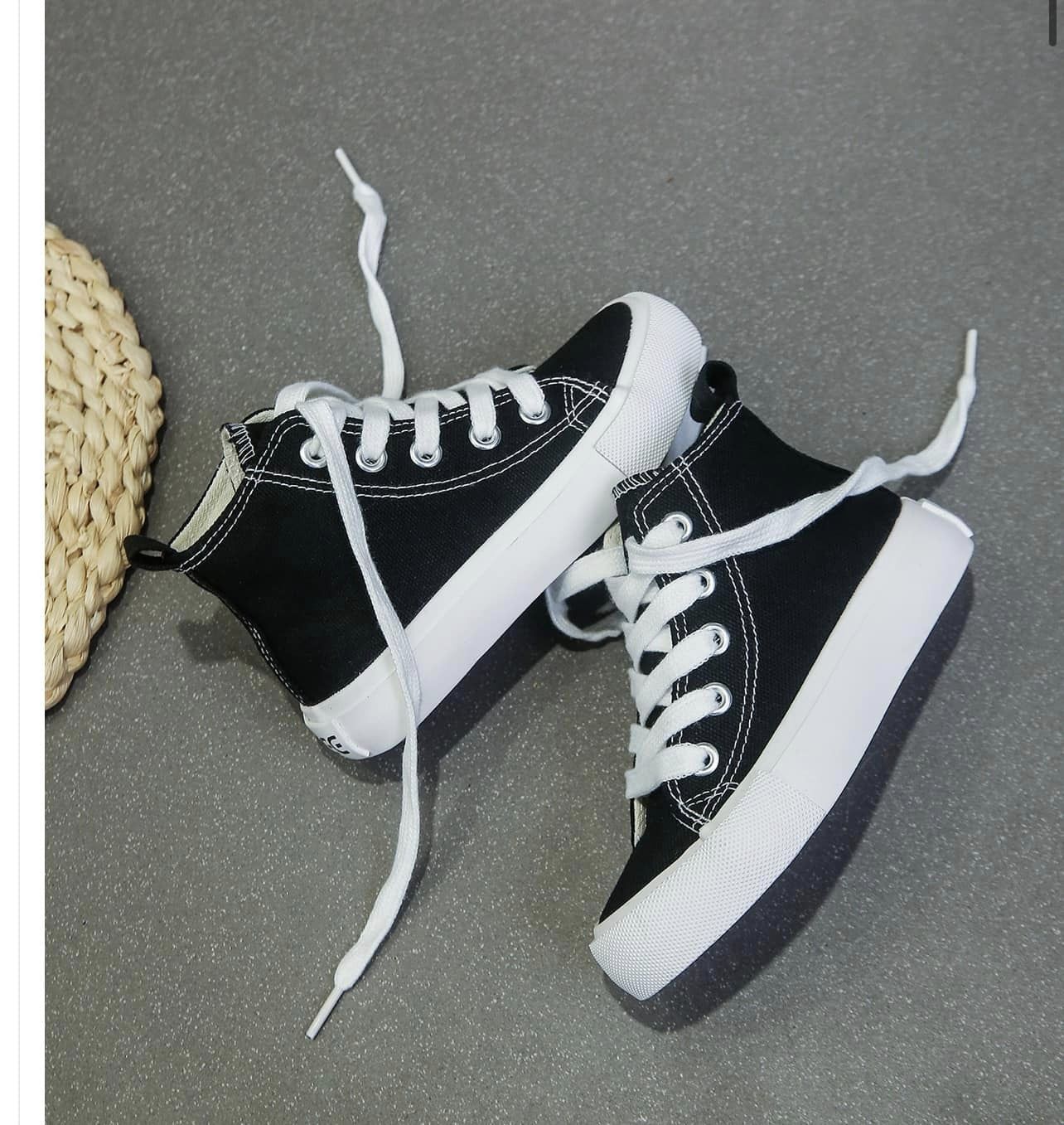 High Top Canvas Shoes