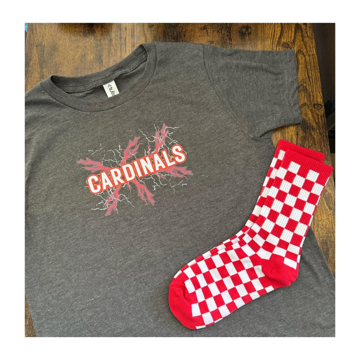 Lightning Cardinals Adult Tee