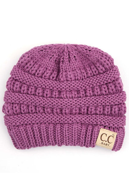 CC Solid Knit Baby Beanie