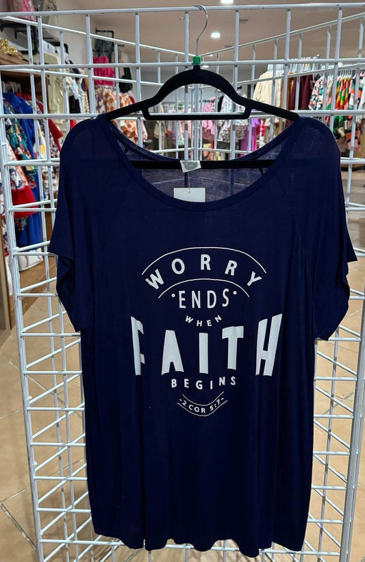 Worry Ends When Faith