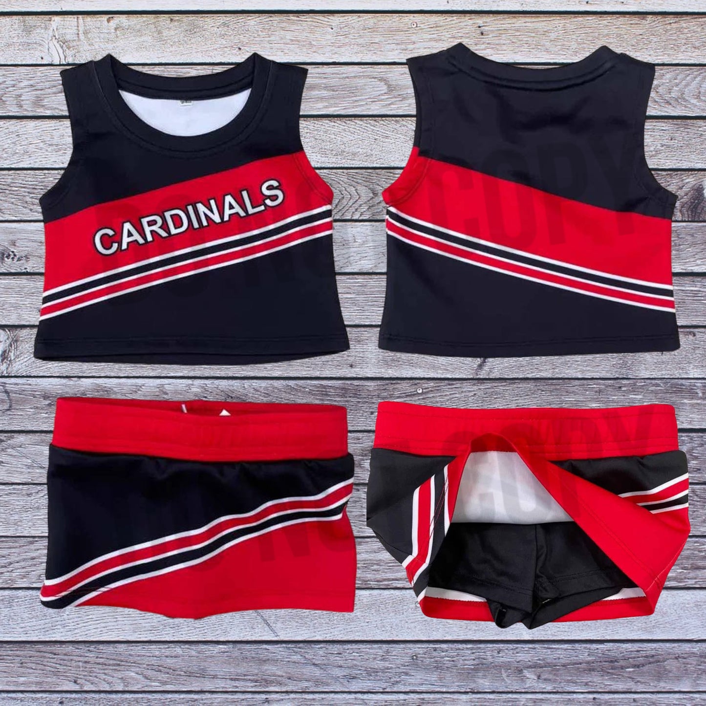 Cardinal Cheer Uniform