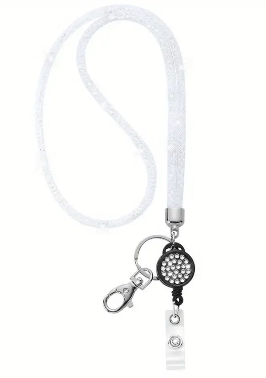 Mesh Bling Lanyard