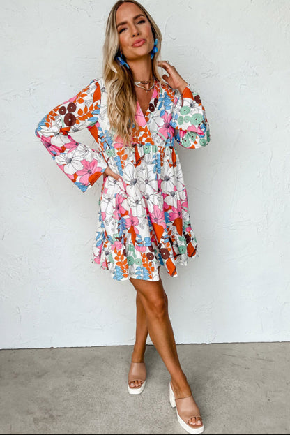 Floral Tiered Dress