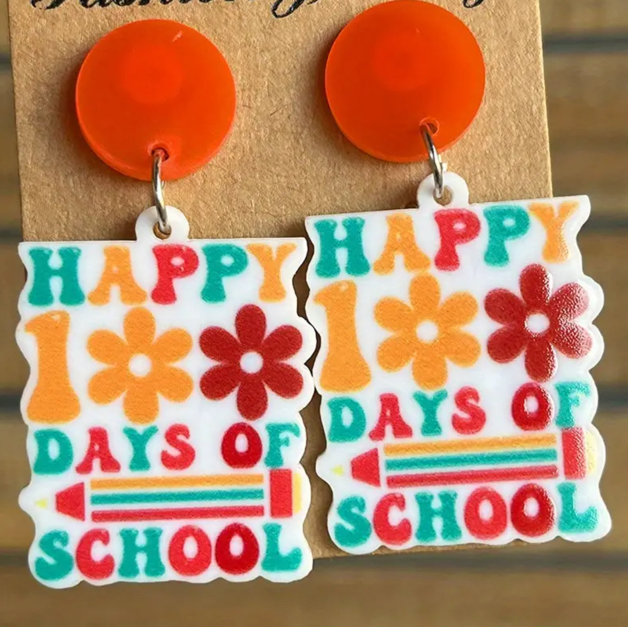 Back To School Earrings