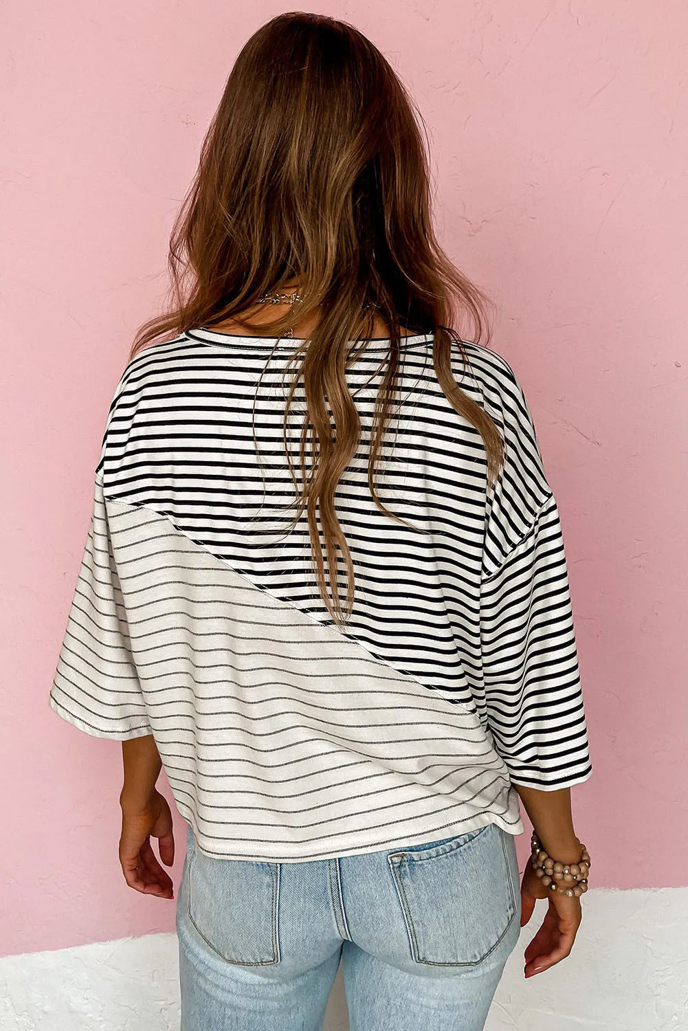 Striped Patchwork Top