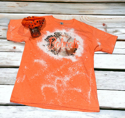 Bobcats Baseball Bleached Tee