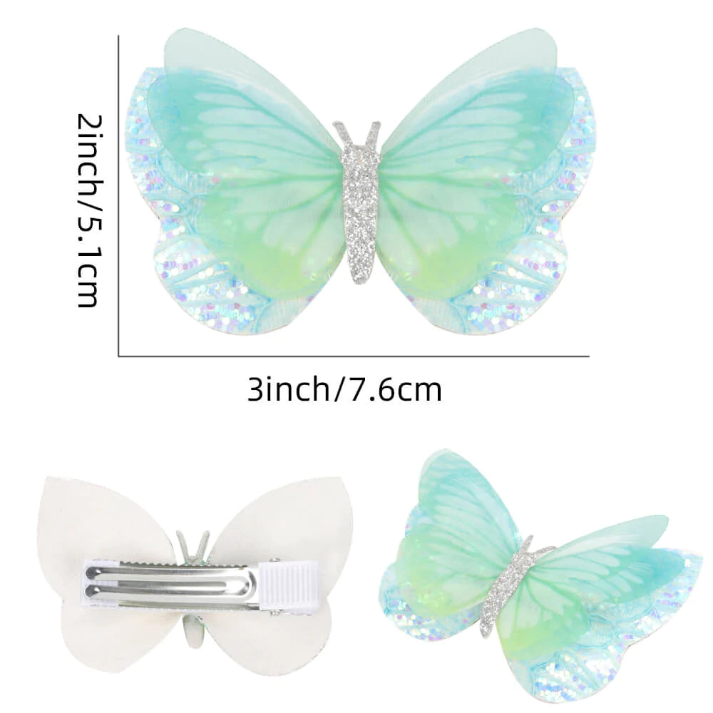 Butterfly Hair Clips