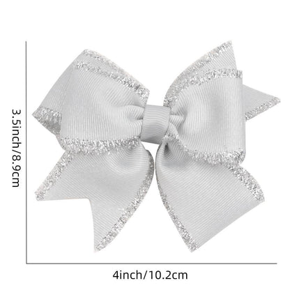 Glitter Edge Stacked Bow