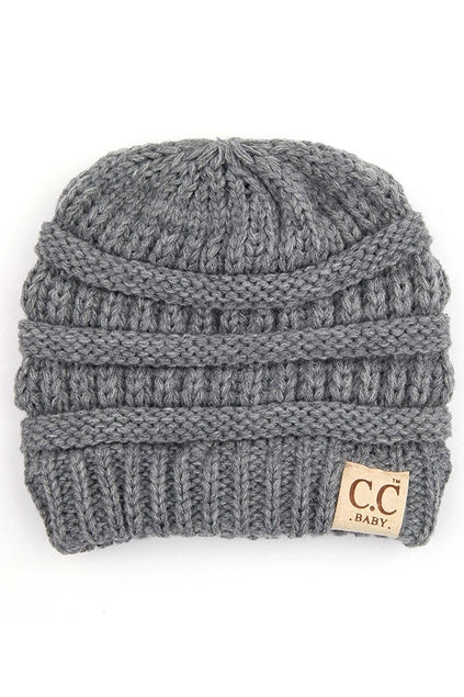 CC Solid Knit Baby Beanie