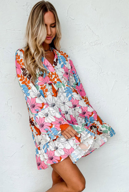 Floral Tiered Dress