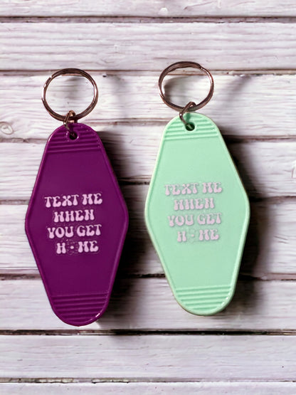 Motel Keychains