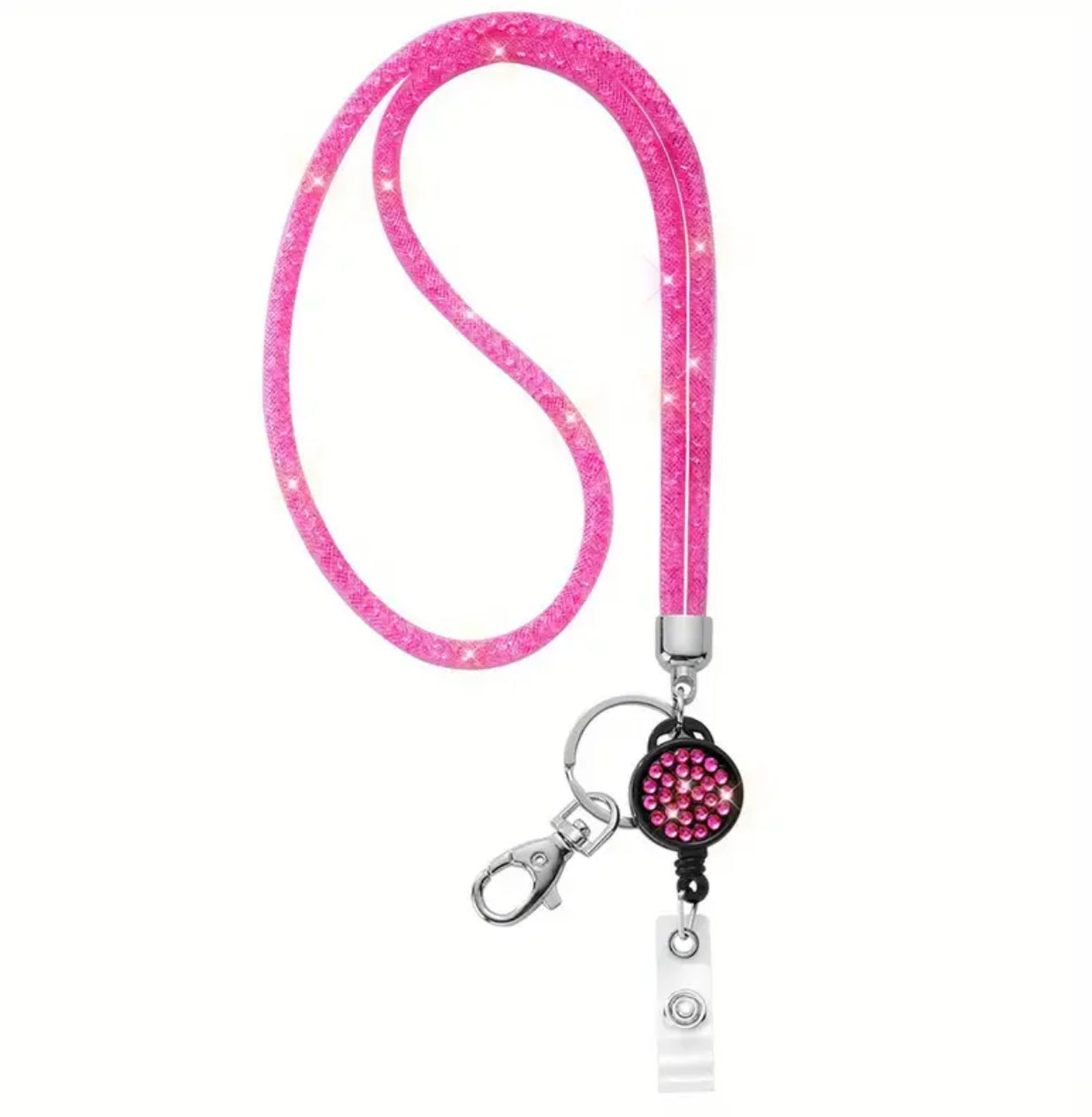 Mesh Bling Lanyard