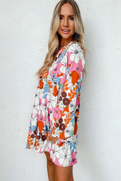 Floral Tiered Dress