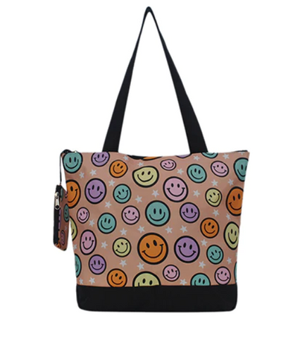 Happy Face Tote Bag