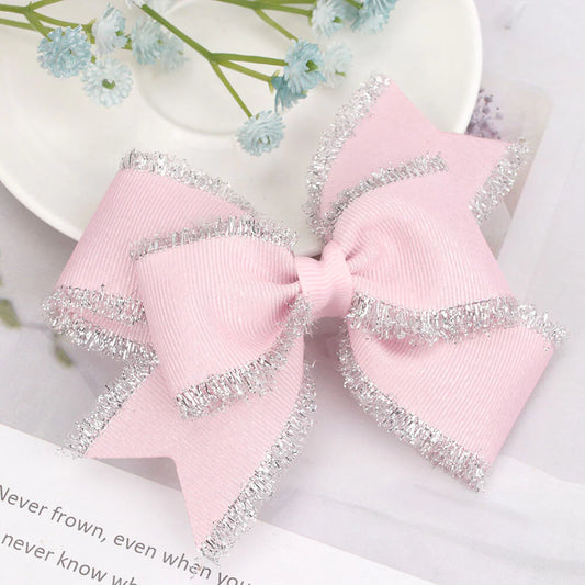 Glitter Edge Stacked Bow