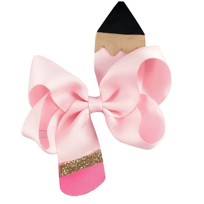 Back to School Pencil Hair Bows