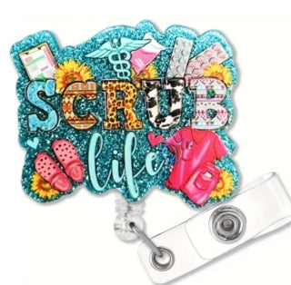 Scrub Life Badge Reels