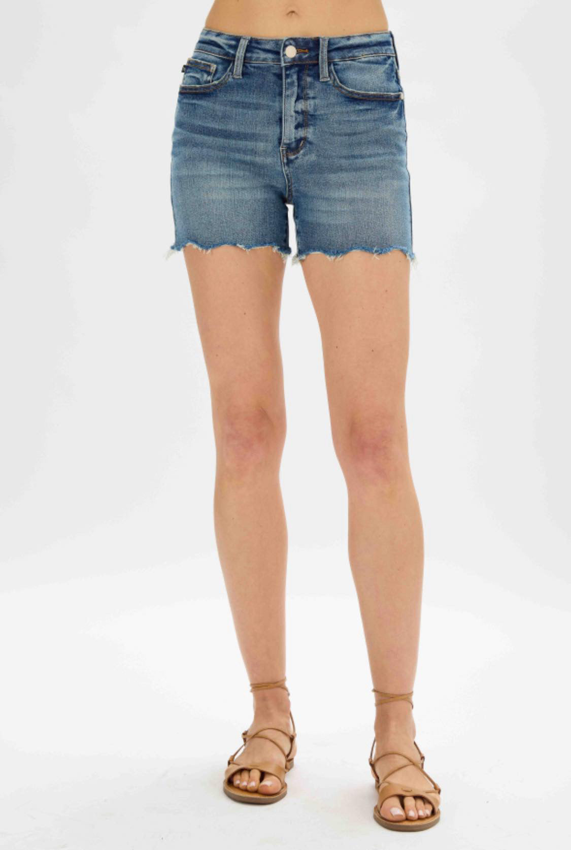 Judy Blue Scalloped Shorts