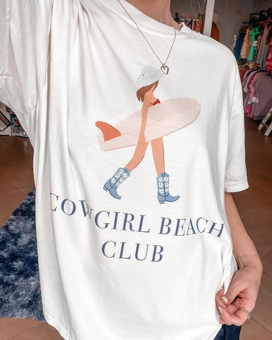 Cowgirl Beach Club Tee