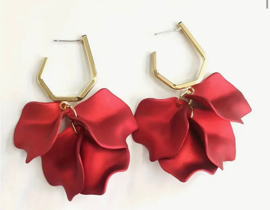 Flower Petal Earrings