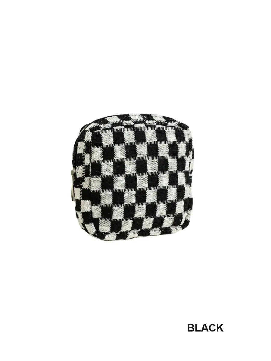 Mini Checkered Travel Case