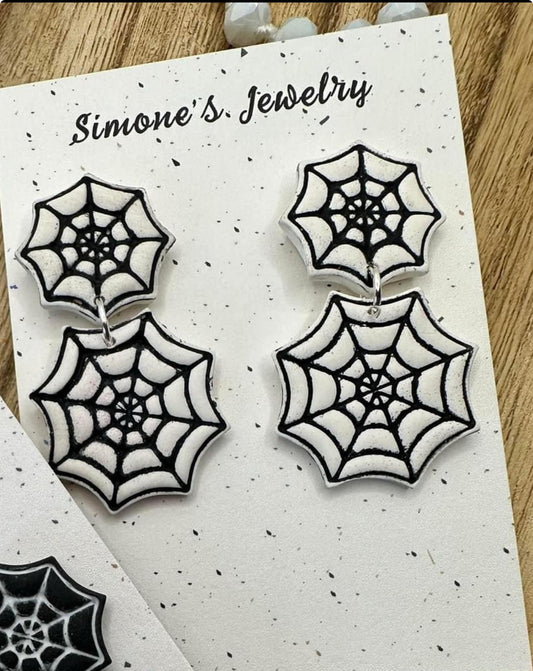 Spider Webb Earrings