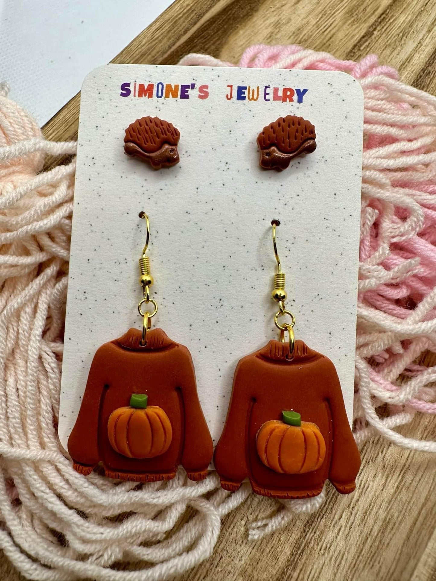 Pumpkin Jar Earrings