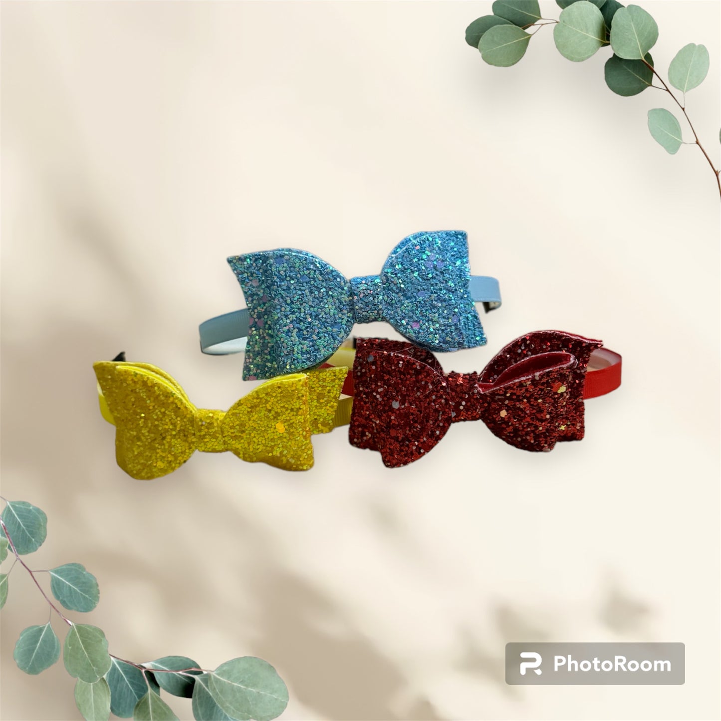 Glitter Bow Headband