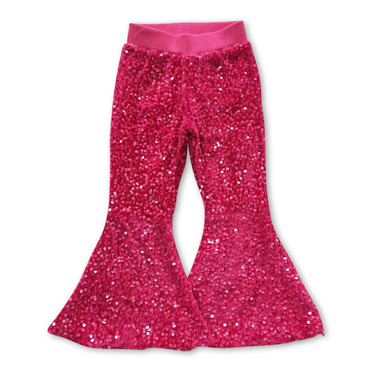 Sequin Flare Pants