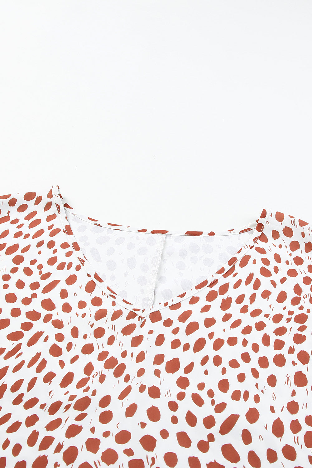 Curvy Leopard V-Neck Shift Top