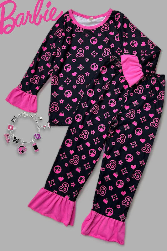 Barbie Ruffle PJ's