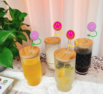 Smiley Straw Toppers